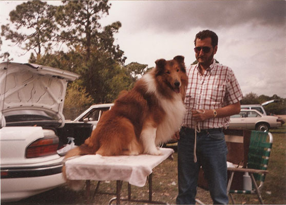 Brian with Collie